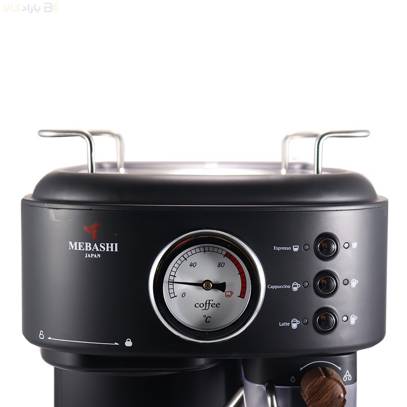اسپرسو ساز نیمه‌صنعتی 1.6 لیتری مباشی مدل ME ECM2500، نیمه اتوماتیک دارای مخزن شیر